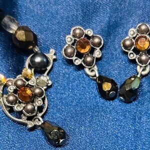 *** Price Drop***Vintage F.A.I.T.H Necklace and Earrings Set